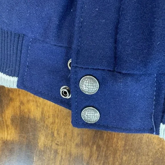 NFL Dallas Cowboys 5X Super Bowl Champions Patches Varsity Jacket Size Medium - Picture 4 of 12